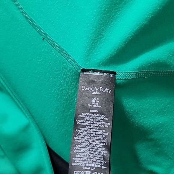 Sweaty Betty Therma Boost Running Zip Up Electro Green - Picture 13 of 14